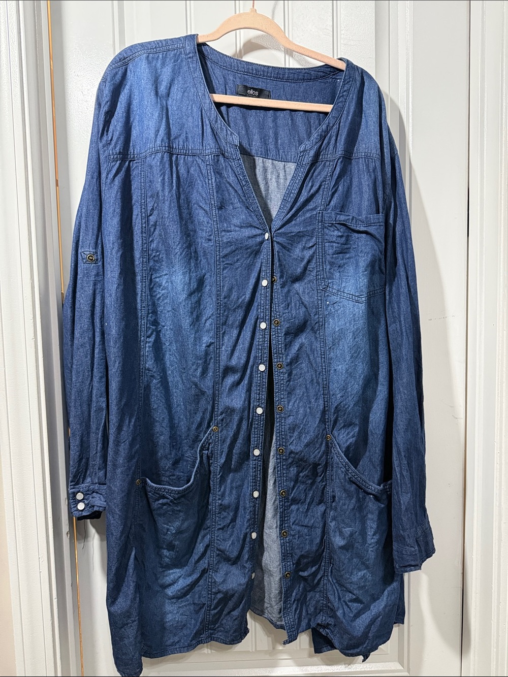 ellos Blue Denim Jeans with Black Label